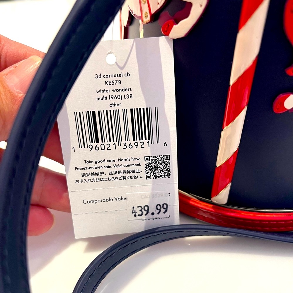 ❤️❤️SALE❤️❤️ Only few left Authentic Kate Spade Carousel Novelty Bag 🎠 - Picture 4 of 7